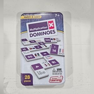 Lakeshore Math Learning Set. Multiplication Dominoes. Dry Erase Sheets. Numbers